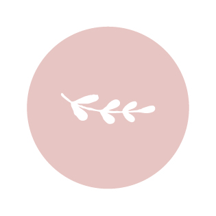 Sluitsticker blaadje roze