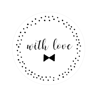 Sluitsticker with love boy
